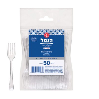 מזלגות שקופות ארוז 50