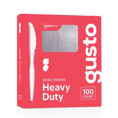 סכינים שקופים ארוז 40